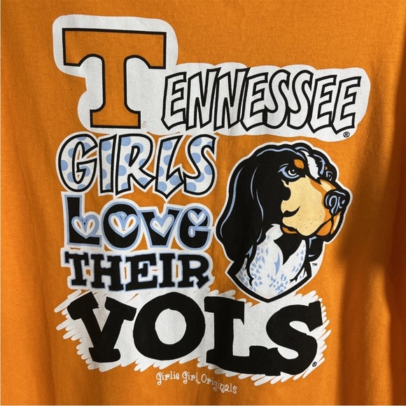 Anvil Tennessee Vols Women’s Graphic T-Shirt Tenn Girls Love Their Vols Sz XL - Picture 7 of 11